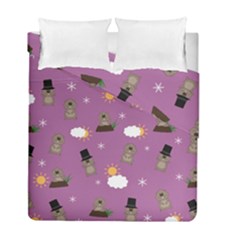 Groundhog Day Pattern Duvet Cover Double Side (Full/ Double Size)