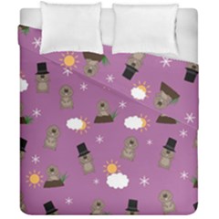 Groundhog Day Pattern Duvet Cover Double Side (California King Size)