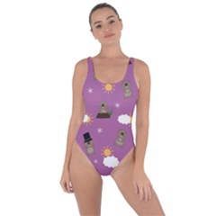 Groundhog Day Pattern Bring Sexy Back Swimsuit