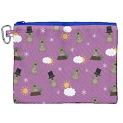 Groundhog Day Pattern Canvas Cosmetic Bag (XXL)