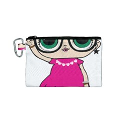 Lol Style Doll Big Sister Kaia Canvas Cosmetic Bag (small) by EnergyStreet