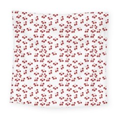 Red Cherries Square Tapestry (large)