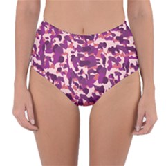 Pink Camo Reversible High-waist Bikini Bottoms by snowwhitegirl