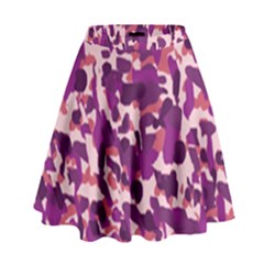 Pink Camo High Waist Skirt by snowwhitegirl
