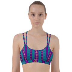 Peace Be With Us This Wonderful Year In True Love Line Them Up Sports Bra by pepitasart