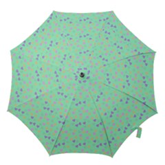 Minty Hearts Hook Handle Umbrellas (medium) by snowwhitegirl