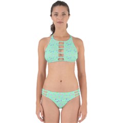 Minty Hearts Perfectly Cut Out Bikini Set