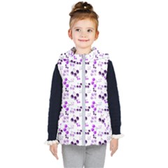 Purple Cherries Kid s Puffer Vest by snowwhitegirl
