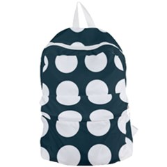 Big Dot Teal Blue Foldable Lightweight Backpack by snowwhitegirl