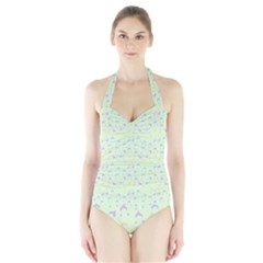 Minty Hats Halter Swimsuit