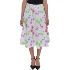 Candy Cherries Perfect Length Midi Skirt