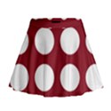 Big Dot Red Mini Flare Skirt View1