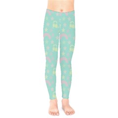 Music Stars Seafoam Kids  Legging by snowwhitegirl