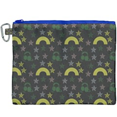 Music Star Dark Grey Canvas Cosmetic Bag (xxxl) by snowwhitegirl