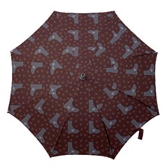 Deer Boots Brown Hook Handle Umbrellas (small)