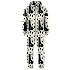 Deer Boots White Black Hooded Jumpsuit (men) 