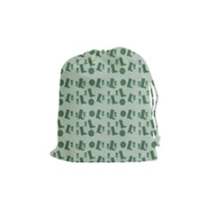 Green Boots Drawstring Pouches (medium)  by snowwhitegirl