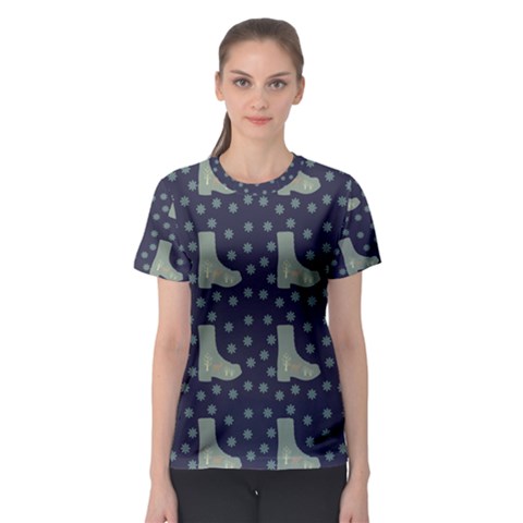 Blue Boots Women s Sport Mesh Tee by snowwhitegirl