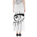 Drawn Eye Transparent Monster Big Full Length Maxi Skirt View2