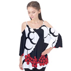 Flamenco Dancer Flutter Tees