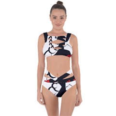 Flamenco Dancer Bandaged Up Bikini Set 