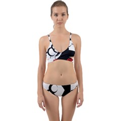 Flamenco Dancer Wrap Around Bikini Set