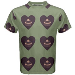 Cupcake Green Men s Cotton Tee by snowwhitegirl