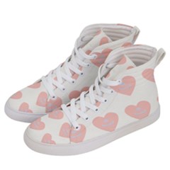 Cupcake White Pink Women s Hi-top Skate Sneakers