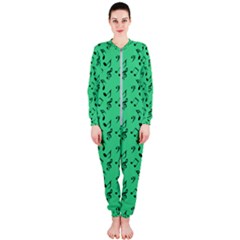 Green Music Onepiece Jumpsuit (ladies) 