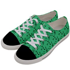 Green Music Women s Low Top Canvas Sneakers