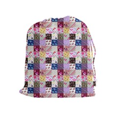 Quilt Of My Patterns Small Drawstring Pouches (extra Large)