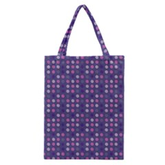 Violet Grey Purple Eggs On Grey Blue Classic Tote Bag by snowwhitegirl