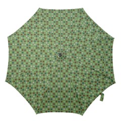 Green Brown  Eggs On Green Hook Handle Umbrellas (large)