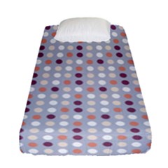 Pink Purple White Eggs On Lilac Fitted Sheet (single Size) by snowwhitegirl