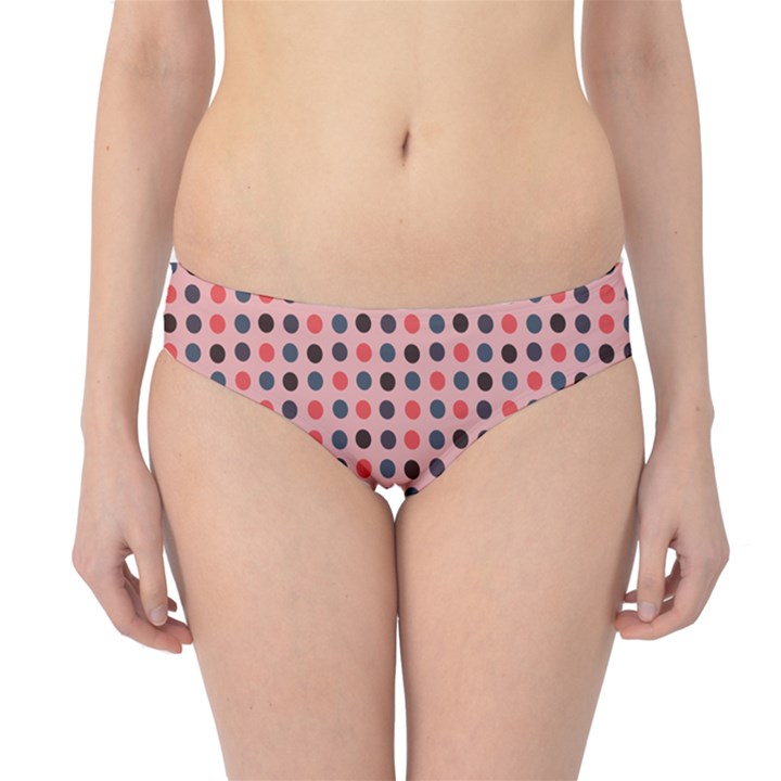 Grey Red Eggs On Pink Hipster Bikini Bottoms