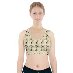 Brown Green Grey Eggs Sports Bra With Pocket by snowwhitegirl