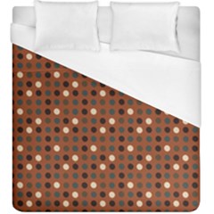 Grey Eggs On Russet Brown Duvet Cover (king Size) by snowwhitegirl