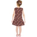 Grey Eggs On Russet Brown Kids  Tunic Dress View2