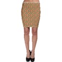 Grey Brown Eggs On Beige Bodycon Skirt View1