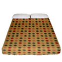 Grey Brown Eggs On Beige Fitted Sheet (Queen Size) View1