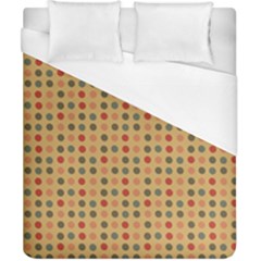 Grey Brown Eggs On Beige Duvet Cover (California King Size)