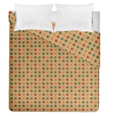 Grey Brown Eggs On Beige Duvet Cover Double Side (Queen Size)