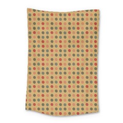 Grey Brown Eggs On Beige Small Tapestry