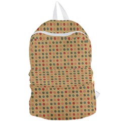 Grey Brown Eggs On Beige Foldable Lightweight Backpack