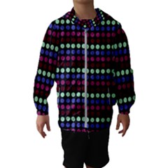 Multi Black Dots Hooded Wind Breaker (kids) by snowwhitegirl