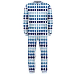 Blue Dots Onepiece Jumpsuit (men)  by snowwhitegirl