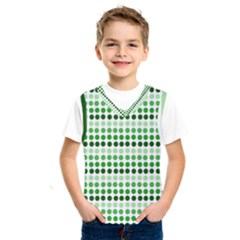 Greenish Dots Kids  Sportswear by snowwhitegirl