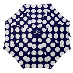 Big Dot Blue Straight Umbrellas