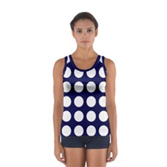 Big Dot Blue Sport Tank Top 