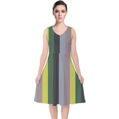 Sid V-Neck Midi Sleeveless Dress 